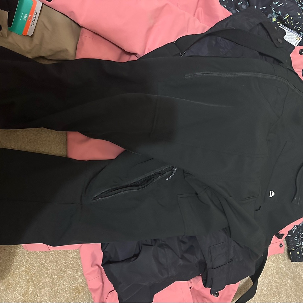 Black Burton Avalon Ski Bibs